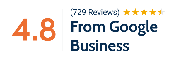 A 4 star rating from google business.